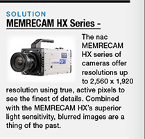 Solution: MEMRECAM HX Series