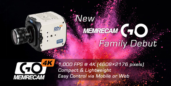 New MEMRECAM GO Family Debut