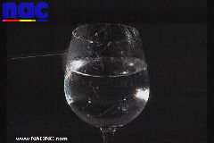 Pellet Glass Breaking High Speed Video