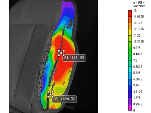 Airbag test (DIC)