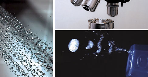 Water Coming From A Shower Head, Microscope, Water Coming Out Of A Top