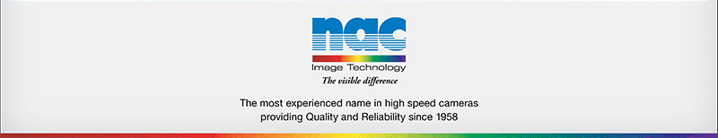 NAC: The most experienced name in high speed cameras