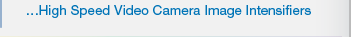 High Speed Video Camera Image Intensifiers