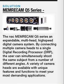 Solution: MEMRECAM Q5 Series