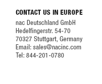 Contact Us in Europe